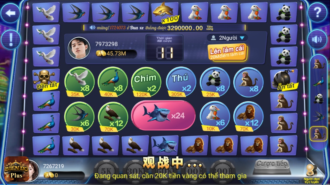 Luật chơi game slot Quay Thú tại cổng game bài Biển Đỏ