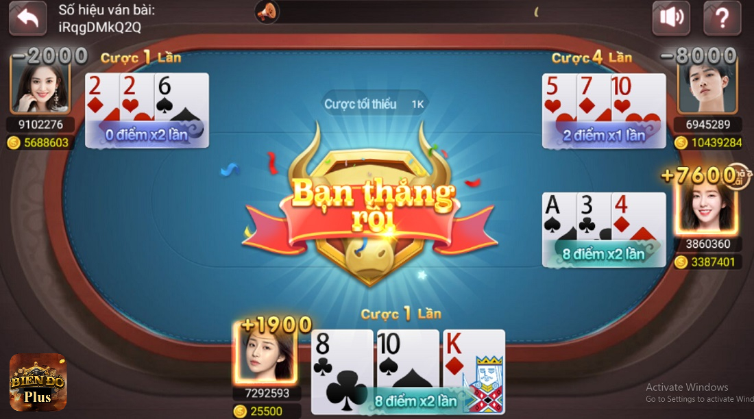 So bài để tìm ra được người chiến thắng tại đầu game bài dân gian