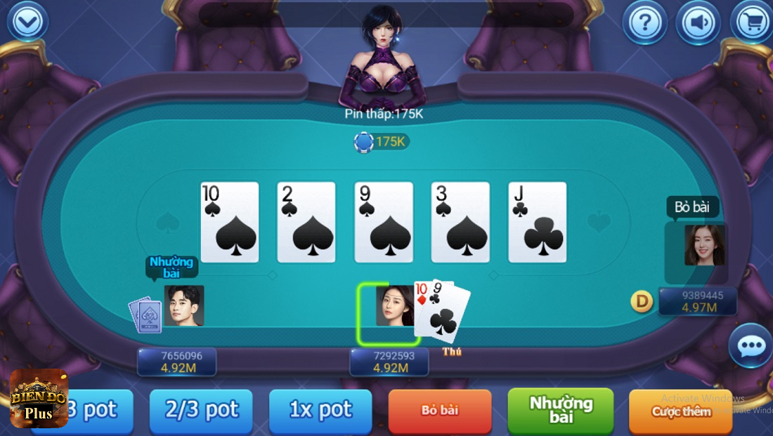 Các thao tác hỗ trợ cược thủ trong quá trình chơi đánh bài Poker